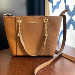 Brown Calvin Klein Satchel